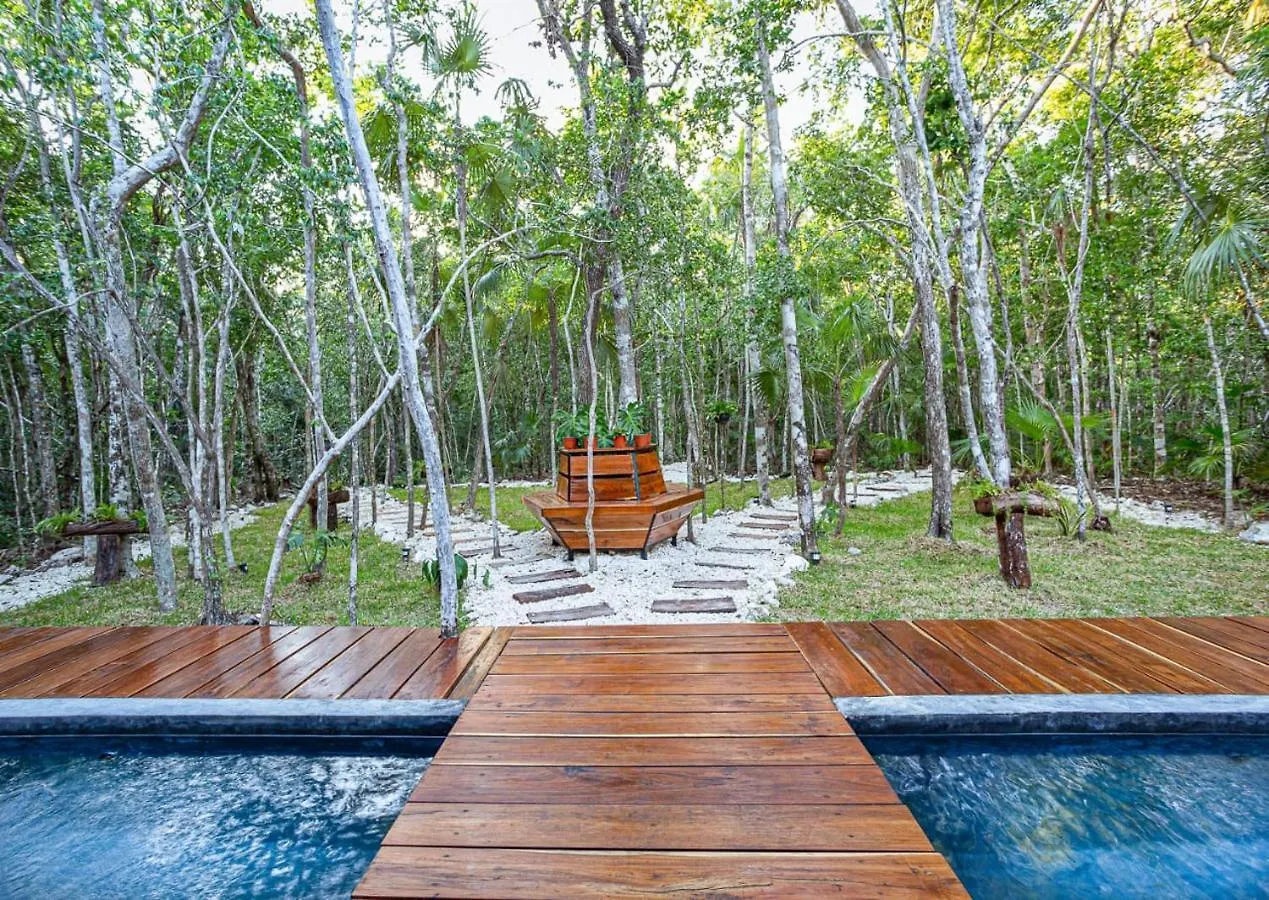 K NAJ- Tiny House con cenote natural privado. Tulum